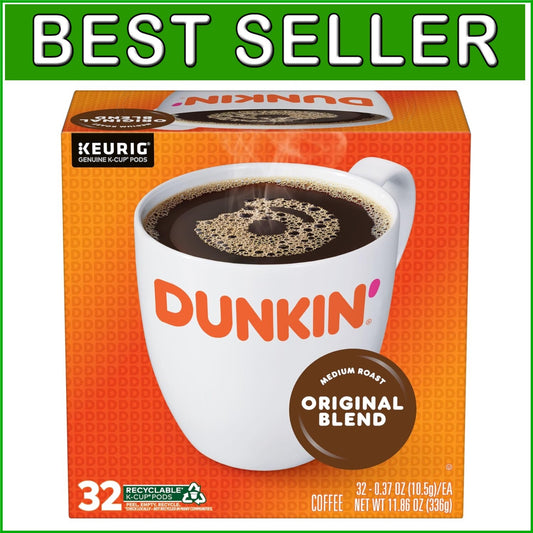 128 Dunkin Donuts Original Blend Medium Roast K-Cup Pods - Coffee Convenience