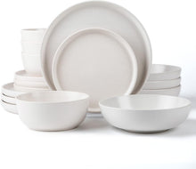 Load image into Gallery viewer, Beautifully Designed 16-PC Round Dinnerware Set - Dishwasher &amp; Microwave Safe
