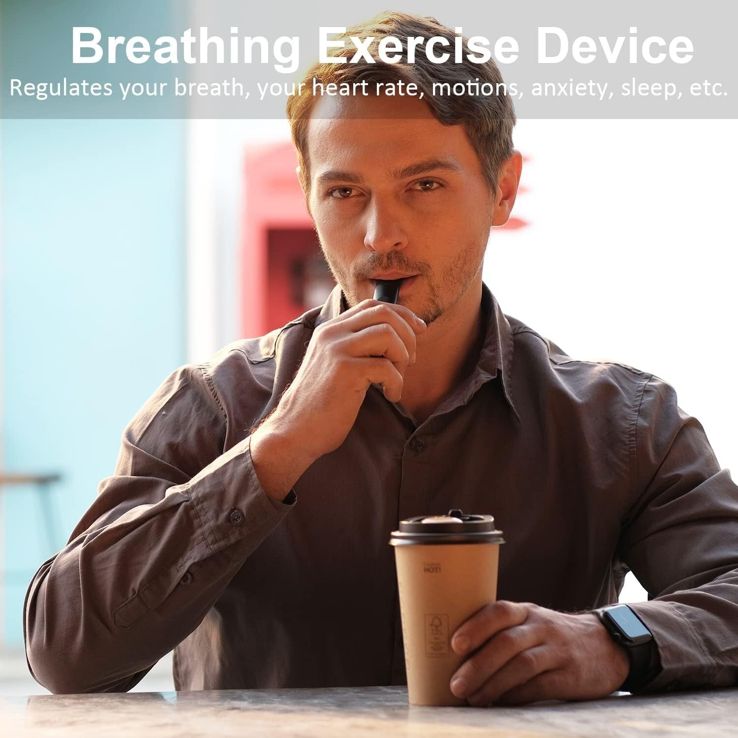 Smart Breathing Assistant - Compact Device for Better Breathing Training