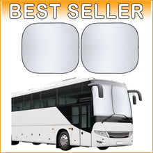 Load image into Gallery viewer, XX-Large Foldable RV Windshield Sunshade - Premium Reflective 240T Polyester