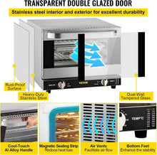 Load image into Gallery viewer, 3-Tier 19Qt Baking Oven with Hot Air Circulation - Ideal for Home &amp; Commercial