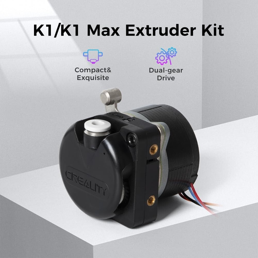 Official K1 Extruder Kit for K1 SE/Ender 3 V3 Plus - Durable Dual Gear Feeding