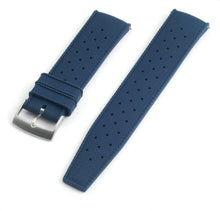 Load image into Gallery viewer, Versatile 19mm FKM Rubber Watch Strap with Stainless Steel Clasp – Quick Release