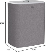 Load image into Gallery viewer, Tota Trio 90L Laundry Hamper - 3 Compartments with Removable Bags in Gray