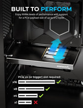 Load image into Gallery viewer, 4-Drive NVMe SSD to PCIe 3.0 x4 Adapter Card - Expand Storage Seamlessly