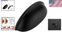 Load image into Gallery viewer, Premium Quality 35 Count Black Drawer Handles - Easy Install 3-Inch Center