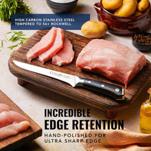 Load image into Gallery viewer, Artisan BBQ Knife Set – Razor-Sharp 12" Slicing Knife &amp; 6" Boning Knife Gift Set