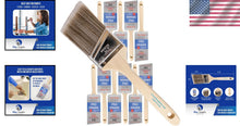 Load image into Gallery viewer, Comfort Grip Angle Brush Set - 12 Pack, 2.5-Inch for Precision Painting