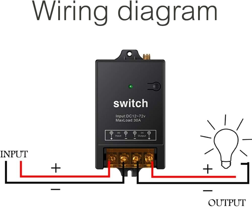 40A High-Sensitivity Wireless Switch - 1500M Range Remote Control Solution