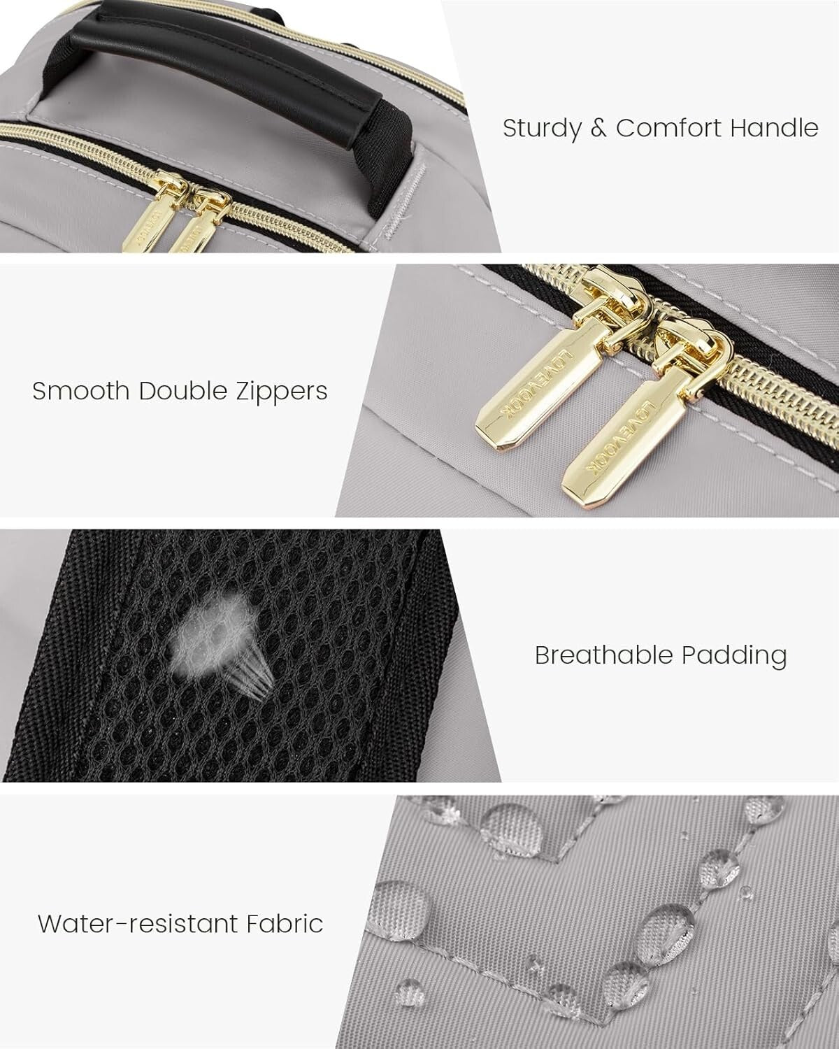 Durable Travel Backpack for Women - 17-Inch Laptop Compartment & Comfy Straps