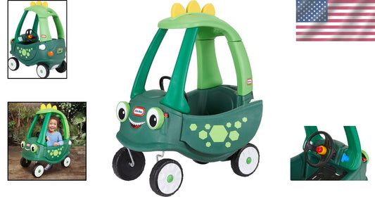 Exclusive Cozy Coupe Dinosaur Ride-On Toy for Active Toddlers - Fun Green Design
