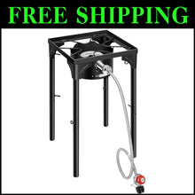 Load image into Gallery viewer, Compact 100,000 BTU Propane Camping Stove - Quick Assembly and Portability