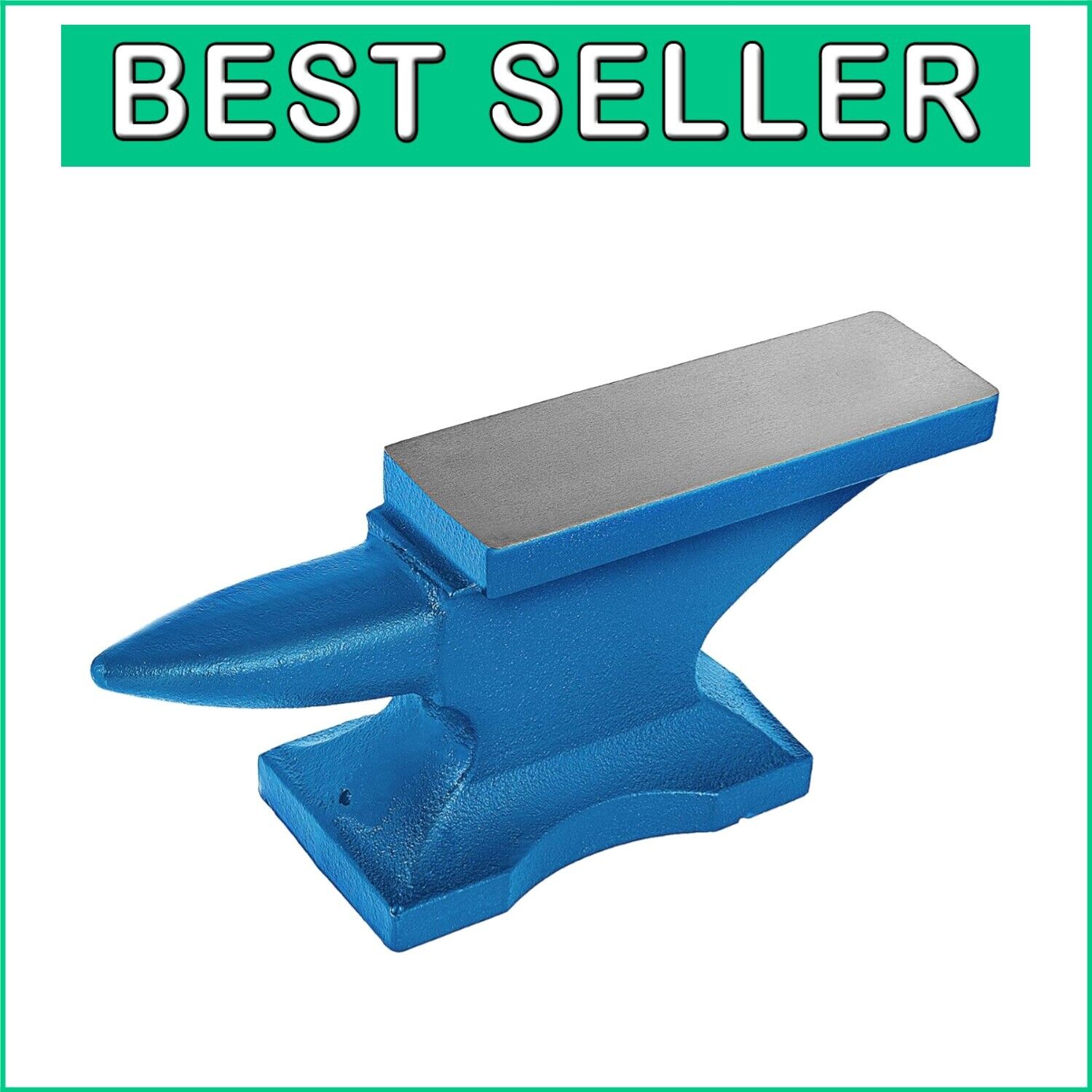 7 X 5 High-Strength Cast Iron Anvil with Rounded Horn for Versatile Metalworking