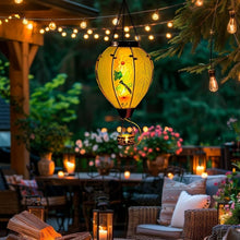 Load image into Gallery viewer, Colorful Solar Hot Air Balloon Garden Light with Flame for Magical Ambiance
