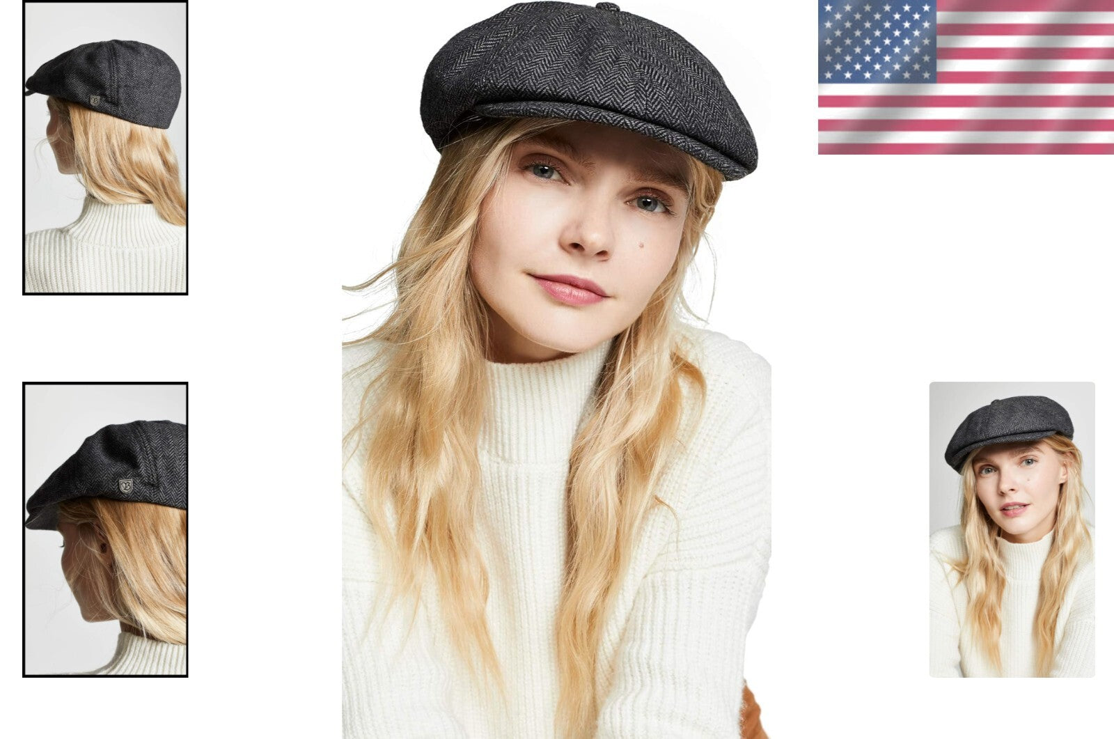 Fenway Driver Cap: Classic Newsboy Style with Short Bill for Modern Wear