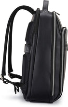 Load image into Gallery viewer, Classic Black Leather Laptop Backpack - Stylish &amp; Spacious for Professionals