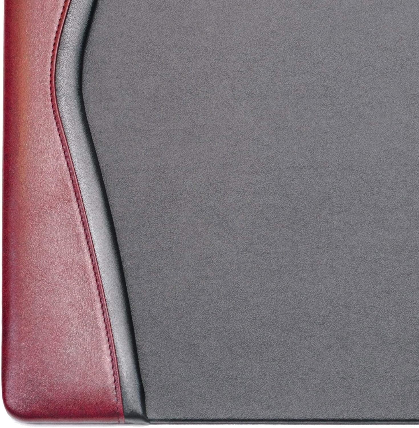 Sophisticated Executive Desk Pad - Top-Grain Leather with Velveteen Backing