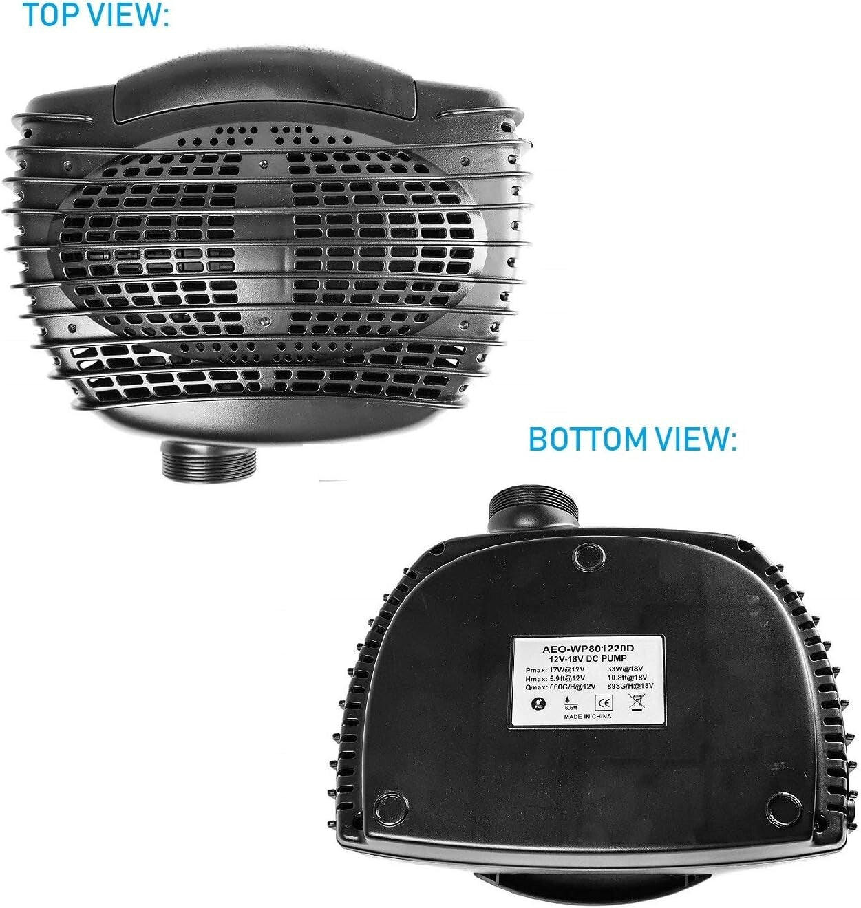 Energy-Efficient DC Brushless Water Pump - Ideal for Koi Ponds & Waterfalls