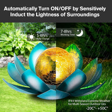 Load image into Gallery viewer, Charming Solar Lotus Garden Lights - 2-Pack Waterproof Tabletop Decoration