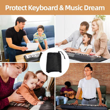 Load image into Gallery viewer, Portable Piano Dust Cover - Soft Velvet with Non-Scratch Surface &amp; Elastic Fit