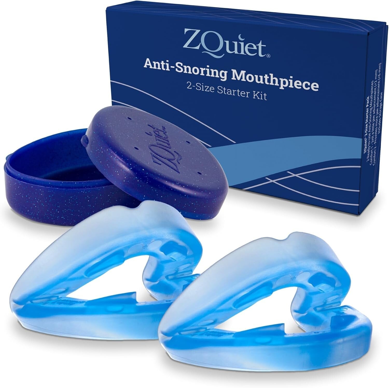 Effective Anti-Snoring Mouthpiece - Flexible Design with Storage Case Included