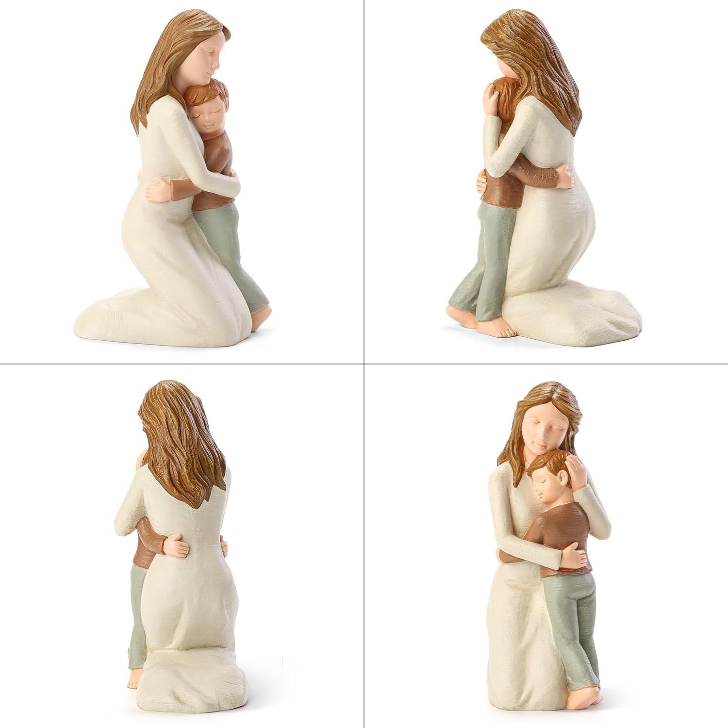 Resonant Mother and Son Figurine - Ideal Birthday or Anniversary Gift