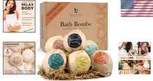 Load image into Gallery viewer, Relaxing Eucalyptus &amp; Lavender Bath Bombs - Perfect Gift Set for All Occasions