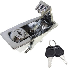 Load image into Gallery viewer, Secure Your Boat with 4 Silver Flush Mount Compression Latch Locks - Key Locking