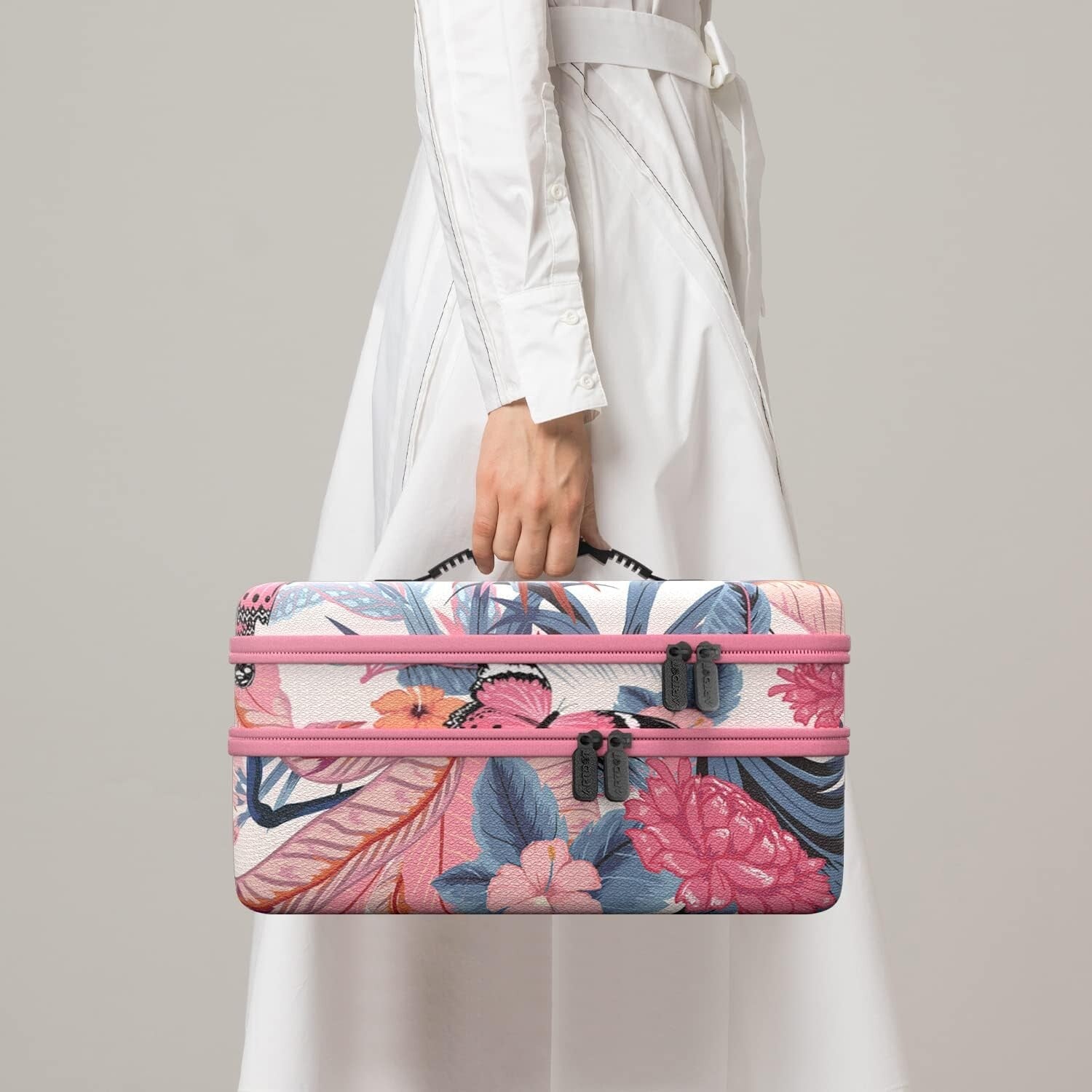 Durable Pink 240 Slots Diamond Art Organizer with Complete Tool Kit Included