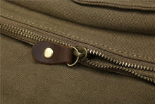 Load image into Gallery viewer, Vintage Military Leather Canvas Messenger Bag - Durable 13-Inch Laptop Carrier