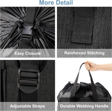 Load image into Gallery viewer, Sturdy Laundry Backpack with Expandable Capacity - Perfect for College Life