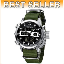 Load image into Gallery viewer, Stylish Men's Tactical Sports Watch - Waterproof with Scratch-Resistant Glass
