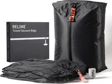 Load image into Gallery viewer, Airtight Travel Vacuum Storage Bags with Quick Connect Wireless Pump - 18.5”