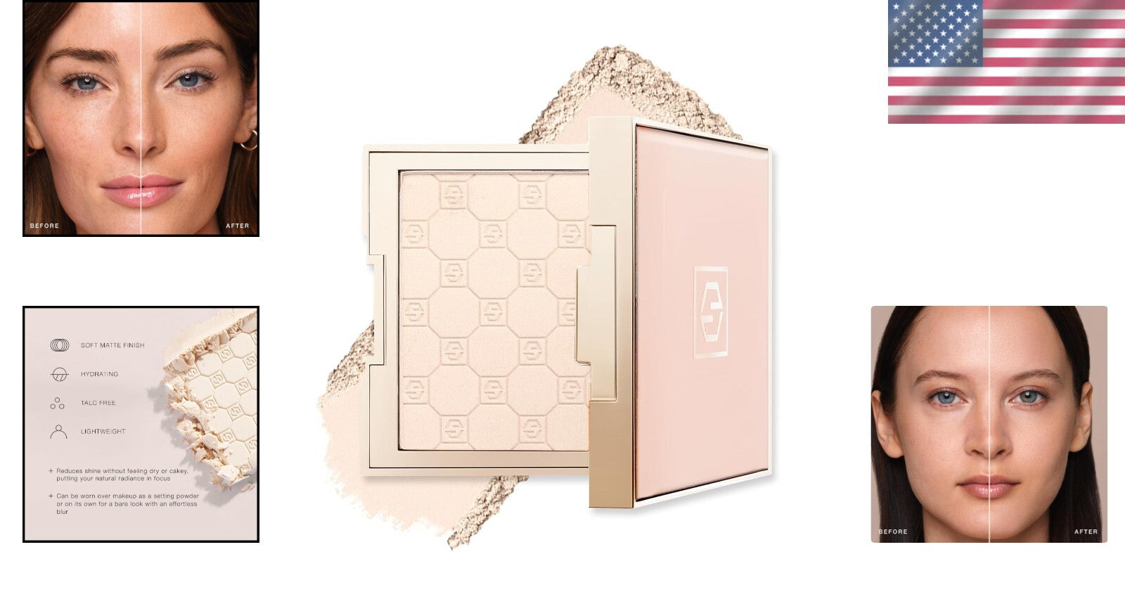 Soft Focus Matte Setting Powder - Universal Translucent for Fine Lines and Pores