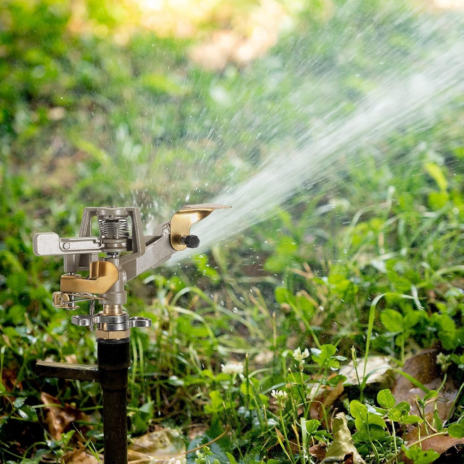360-Degree Adjustable Brass Sprinkler Heads - Long-Lasting Garden Irrigation