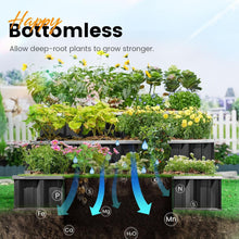 Load image into Gallery viewer, 3-Tier Adjustable Raised Garden Bed - Galvanized Steel for Stylish Gardening
