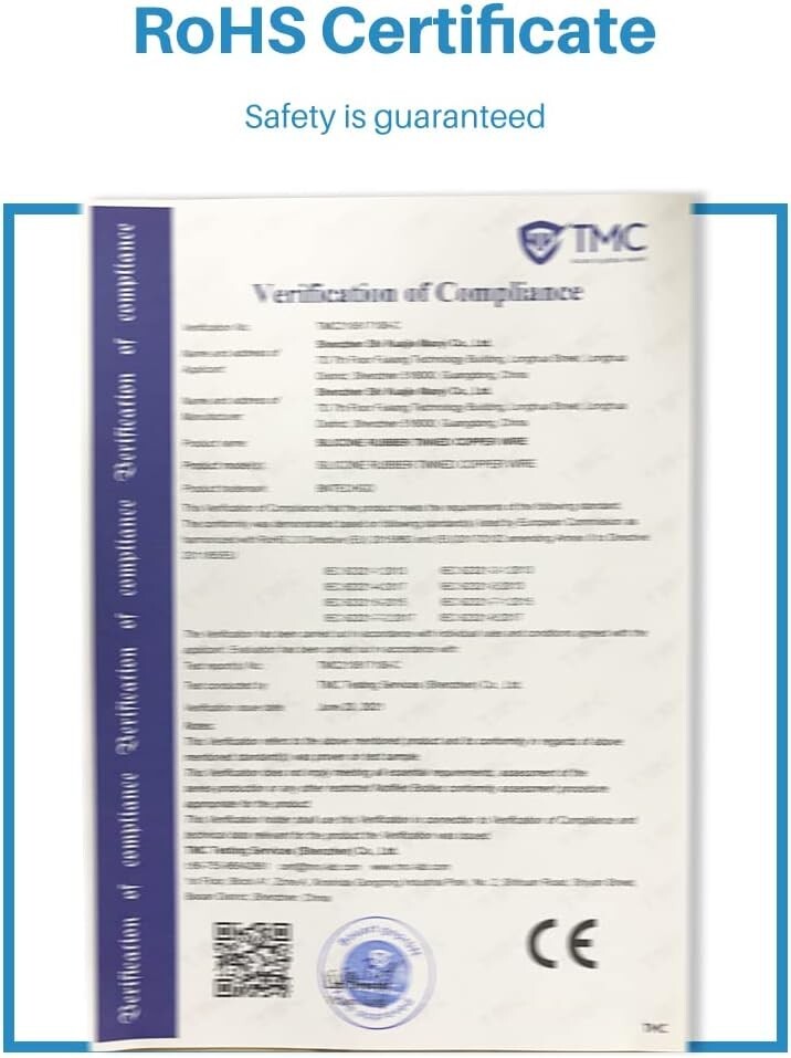 High-Temperature Resistant 22 AWG Silicone Wire 500ft for Various Applications