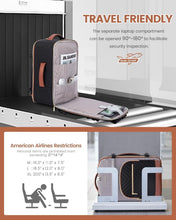 Load image into Gallery viewer, Portable Travel Backpack for Women: TSA Approved 40L Carry-On with Packing Cubes