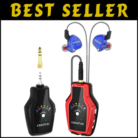 Multi-Channel Wireless In-Ear Monitor System with Noise Isolation & Accessories