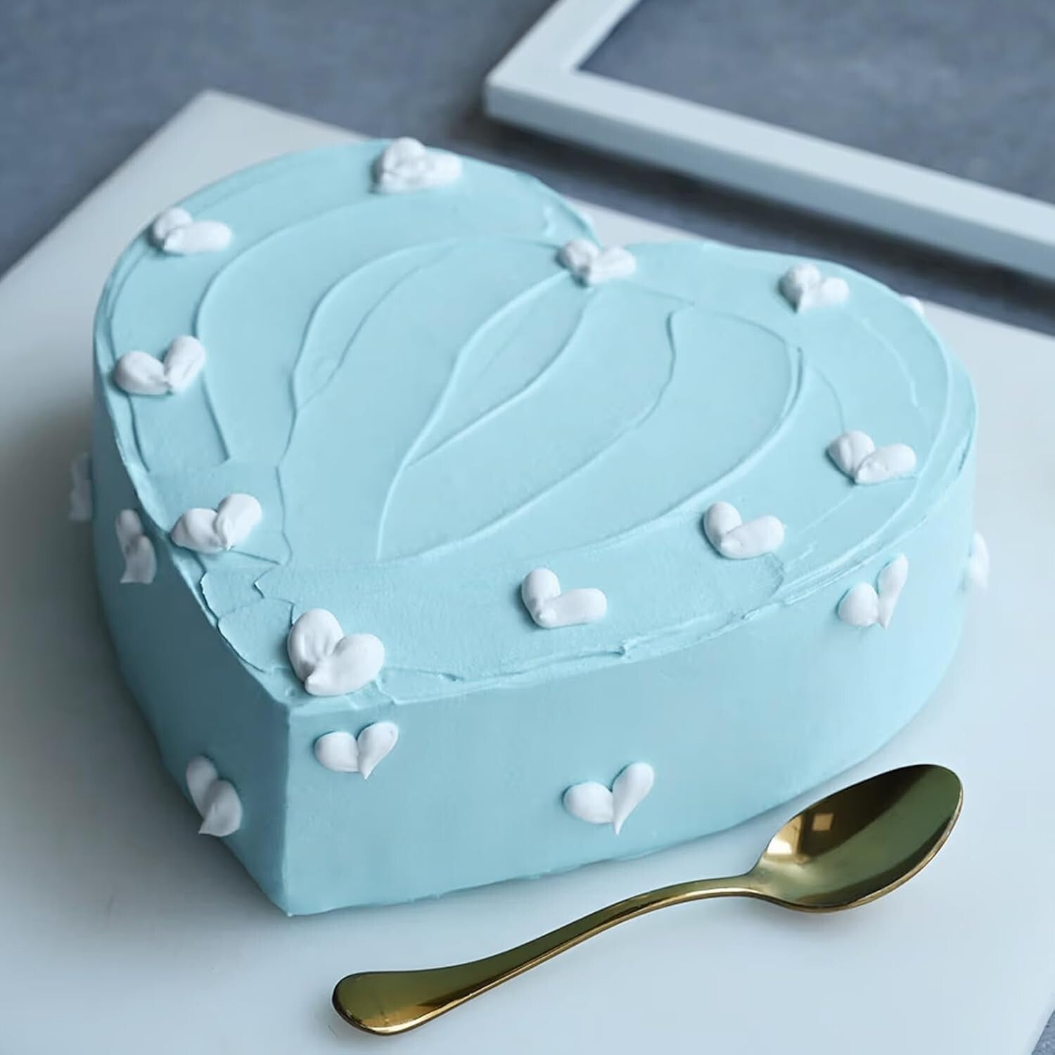 8 Inch Heart Cake Pan Set of 3 - Perfect for Weddings & Special Occasions