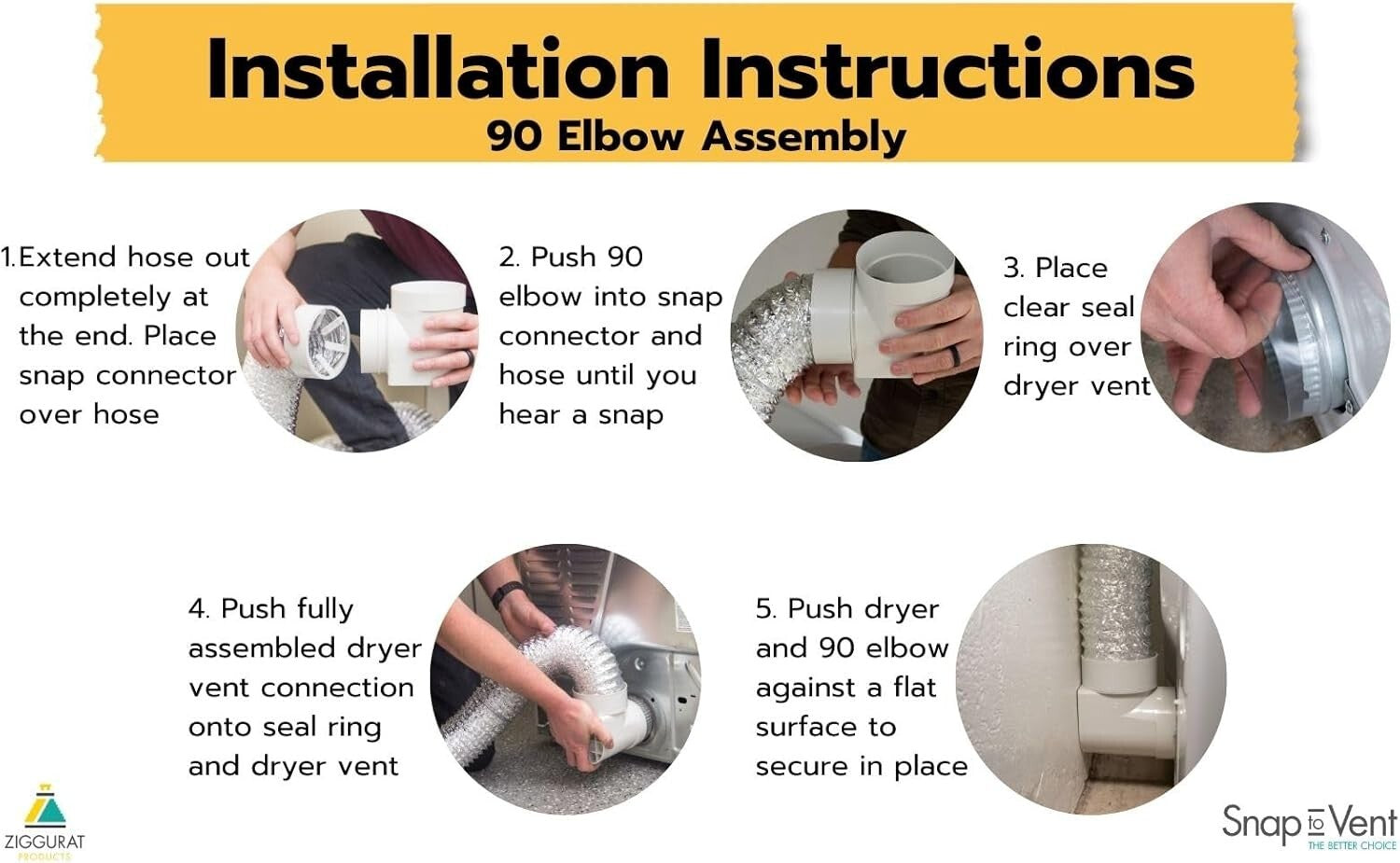 Effortless Dryer Venting Solution - STV-DLX Kit with Easy Maintenance Features