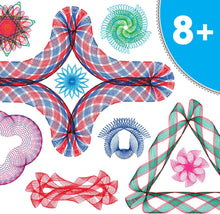 Load image into Gallery viewer, Deluxe 50th Anniversary Kids Art Set – Complete Spirograph Kit with Case &amp; Guide