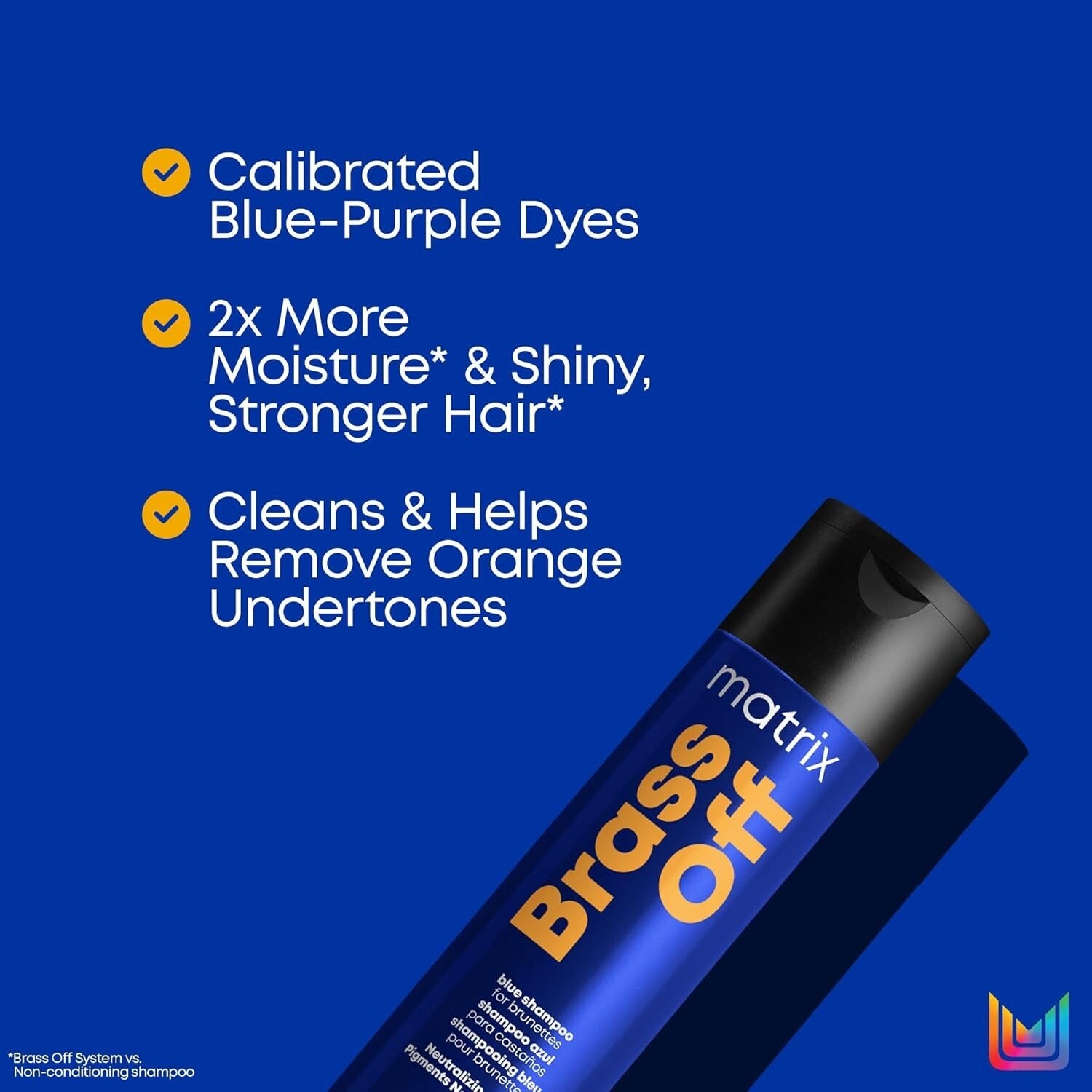 Revitalize Brassy Hair: Brass Off Blue Shampoo for Blondes and Brunettes