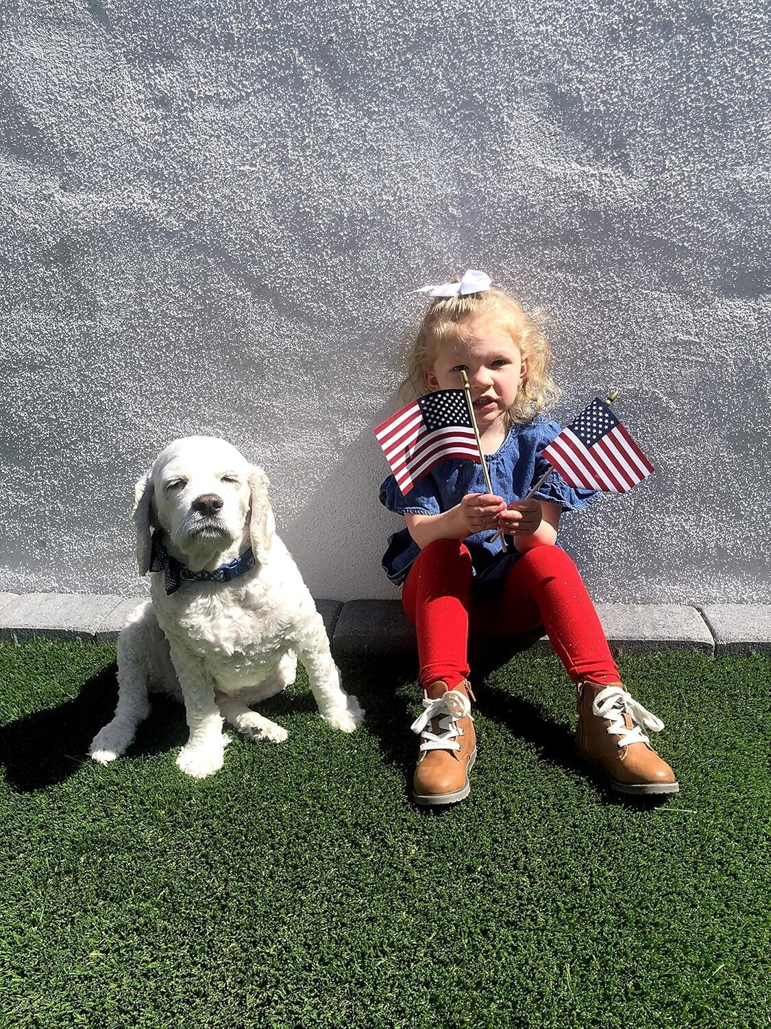 Durable 4"x6" American Flags on Stick - Perfect for Independence & Memorial Days