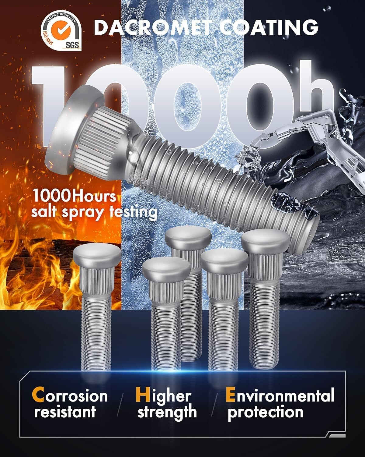 2" Aluminum Wheel Spacers - Fit for Cherokee & Mustang - Improve Stability