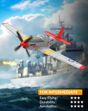 Load image into Gallery viewer, 4 Channel RC Airplane P51D Mustang with Gyro &amp; 3 Flight Modes - Easy to Fly!