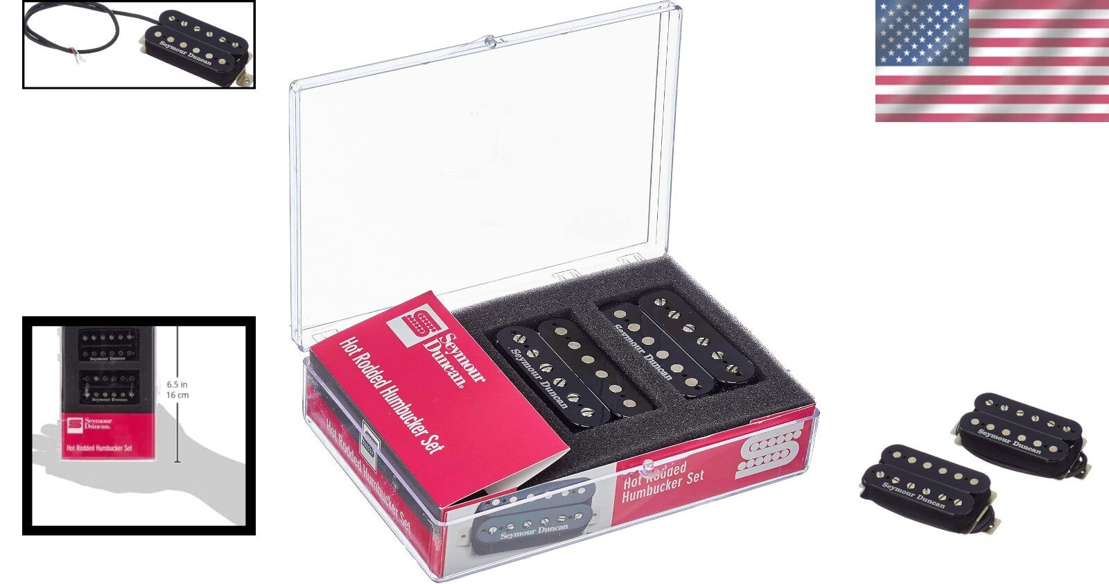 Seymour Duncan JB and Jazz Humbucker Set - Perfect for Blues, Rock & Metal