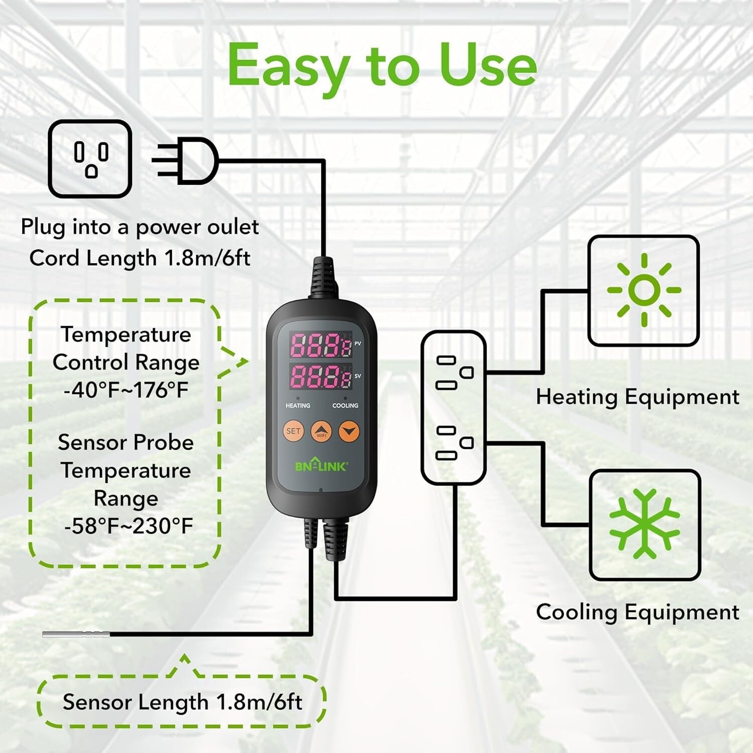 LCD Smart Temperature Control for Homebrew & Fermenting - -40°F to 176°F Range