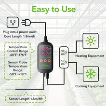 Load image into Gallery viewer, LCD Smart Temperature Control for Homebrew &amp; Fermenting - -40°F to 176°F Range