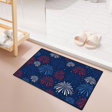 Load image into Gallery viewer, Stain Resistant Red, White, &amp; Blue Doormat - Festive Welcome Mat 18x30 Inches